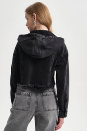 Chaqueta Mujer Corta Negro