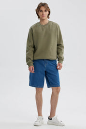 Bermuda Hombre Carpintero Baggy Fit Azul