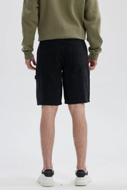 Bermuda Hombre Carpintero Baggy Fit Negro