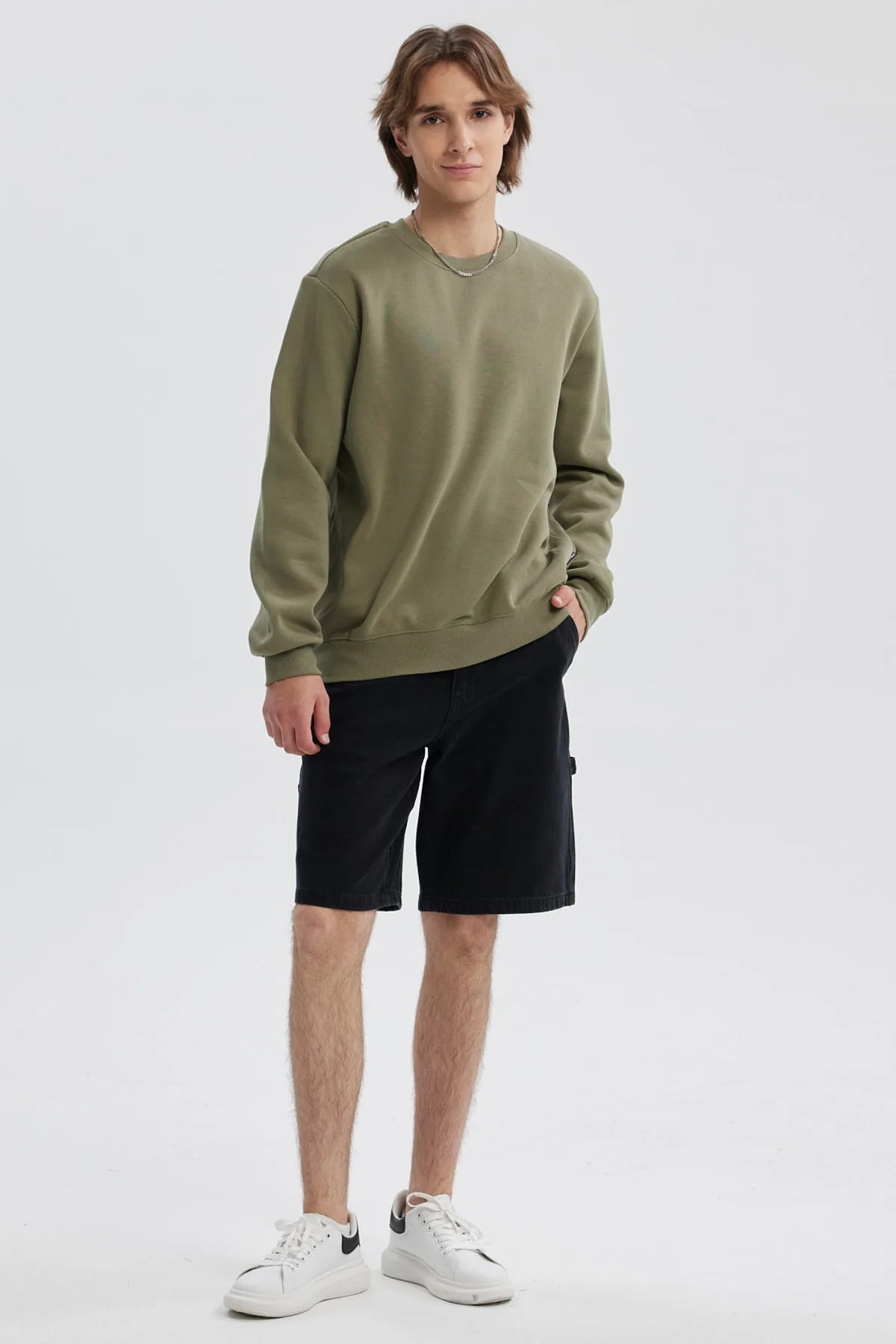 Bermuda Hombre Carpintero Baggy Fit Negro