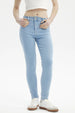 Jeans Mujer Jenny Skinny Celeste