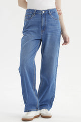 Jeans Cami Calce Recto Mujer Azul
