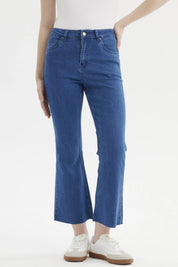 Jeans Mujer Flare Azul