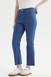 Jeans Mujer Flare Azul