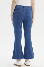 Jeans Mujer Flare Azul