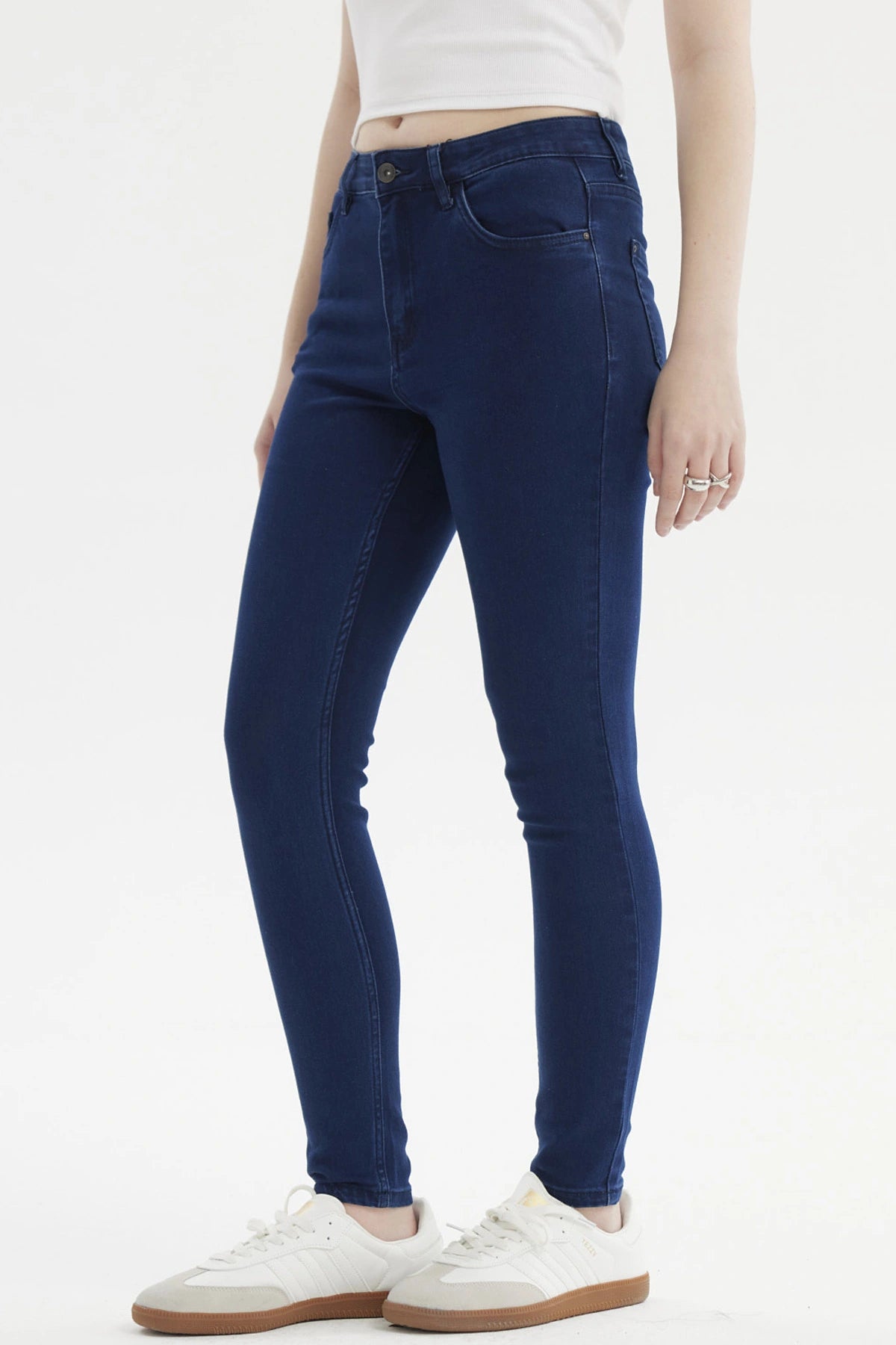 Jeans Mujer Super Skinny Emilia Azul Marino