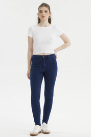 Jeans Mujer Super Skinny Emilia Azul Marino
