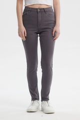 Jeans Super Skinny Emilia Mujer Gris