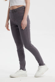 Jeans Mujer Super Skinny Emilia Gris