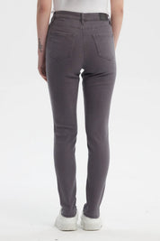 Jeans Mujer Super Skinny Emilia Gris