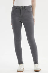 Jeans Super Skinny Estela Mujer Gris