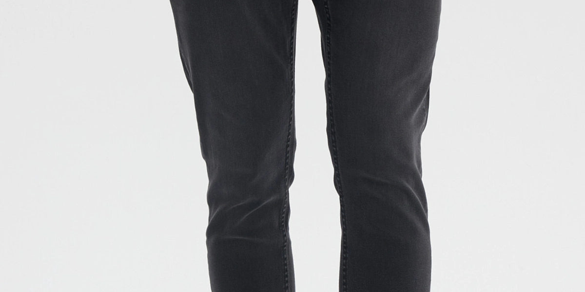 Jeans skinny negros para hombre de estilo clásico sin estampa con ajuste moderno y tejido suave al tacto