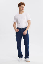 Jeans Hombre 605 Straight Azul Oscuro