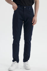 Jeans Slim Hombre Azul Marino