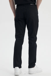 Jeans Hombre Slim Color Negro