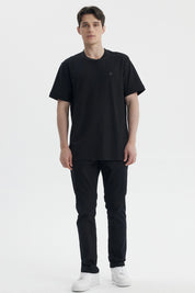 Jeans Hombre Slim Color Negro