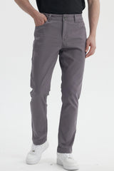 Jeans Slim Hombre Gris