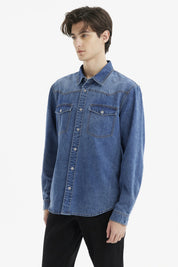 Camisa Hombre Clásica Dallas Azul