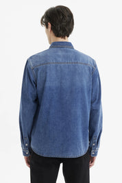 Camisa Hombre Clásica Dallas Azul