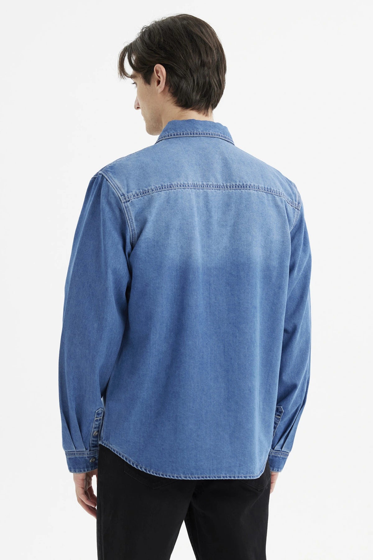 Camisa Hombre Clásica Dallas Azul Claro