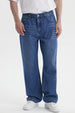 Jeans Hombre Calce Recto Lavado Azul Oscuro