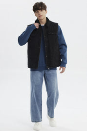 Chaqueta Hombre Cuello Camisero Gris