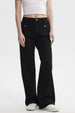 Jeans Mujer Calce Recto Negro
