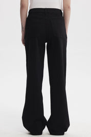 Jeans Mujer Calce Recto Negro