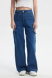 Jeans Mujer Calce Recto Azul