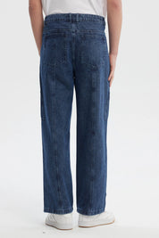 Jeans Hombre Straight Azul