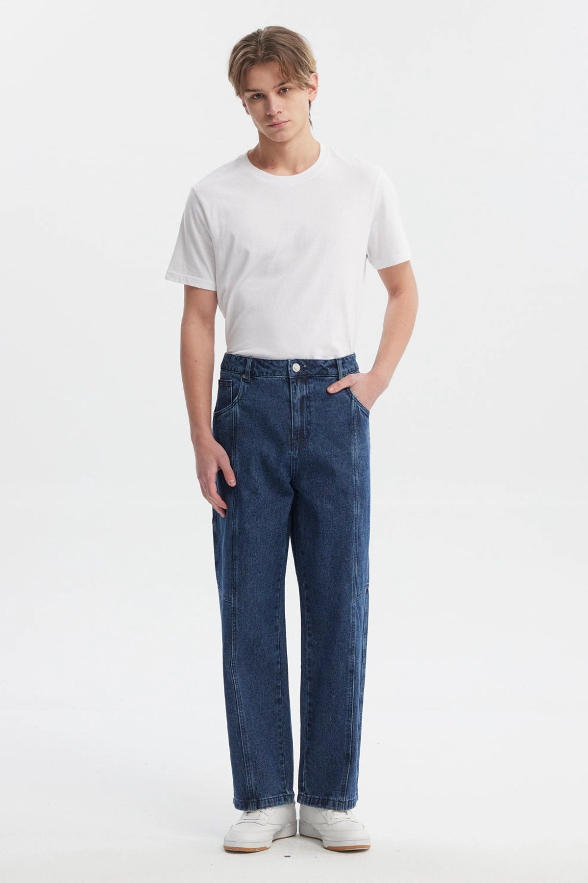 Jeans Hombre Straight Azul