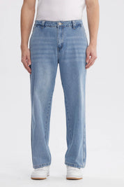 Jeans Hombre Straight Azul
