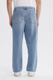Jeans Hombre Straight Azul
