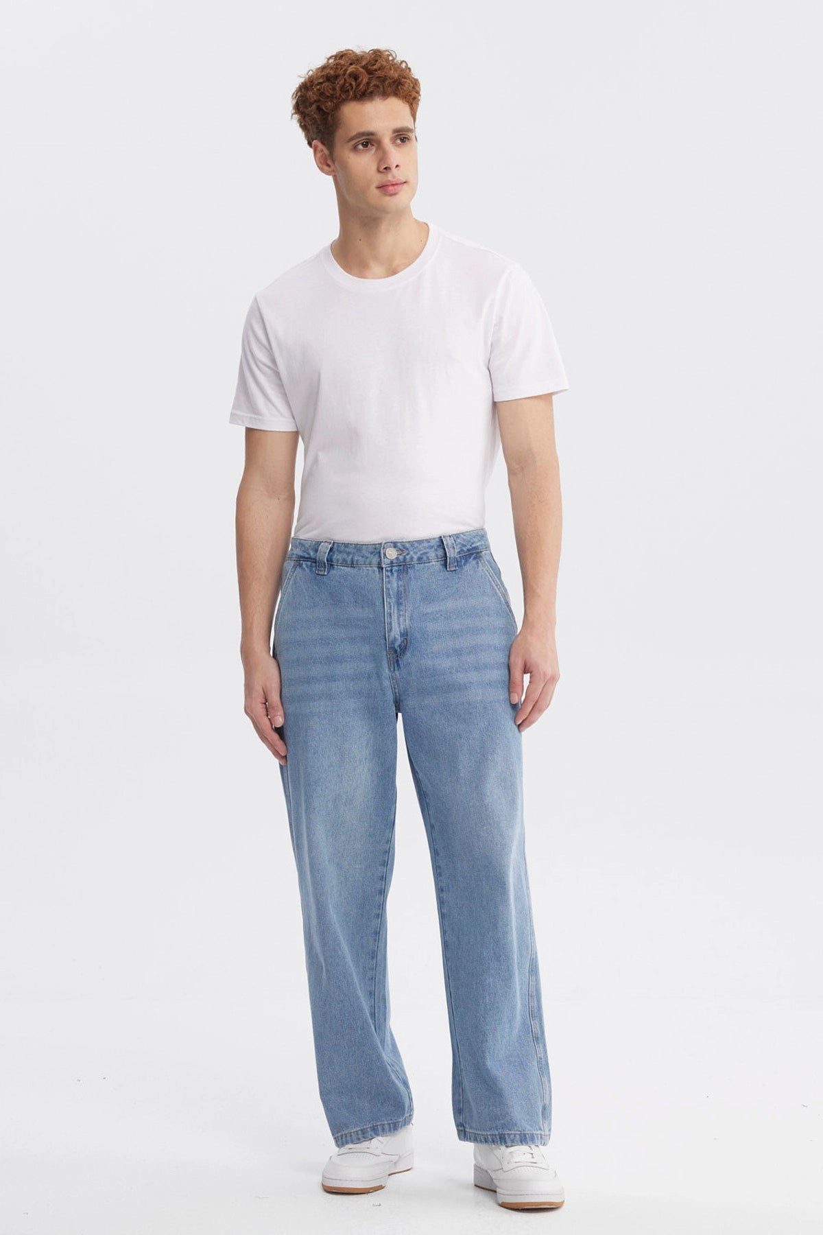 Jeans Hombre Straight Azul