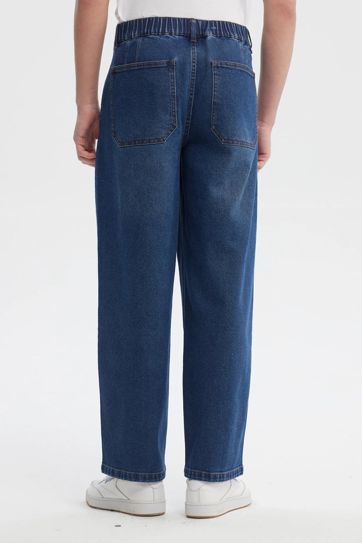 Jeans Hombre Baggy Azul Retro