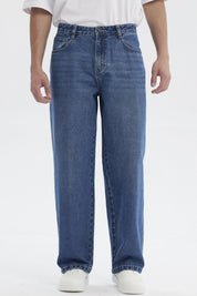 Jeans Hombre Straight Azul