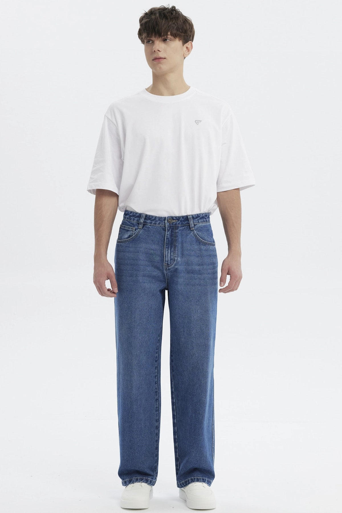 Jeans Hombre Straight Azul