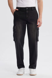 Jeans Hombre Baggy Negro
