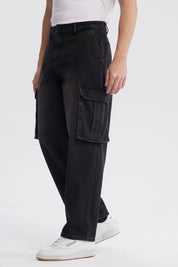 Jeans Hombre Baggy Negro