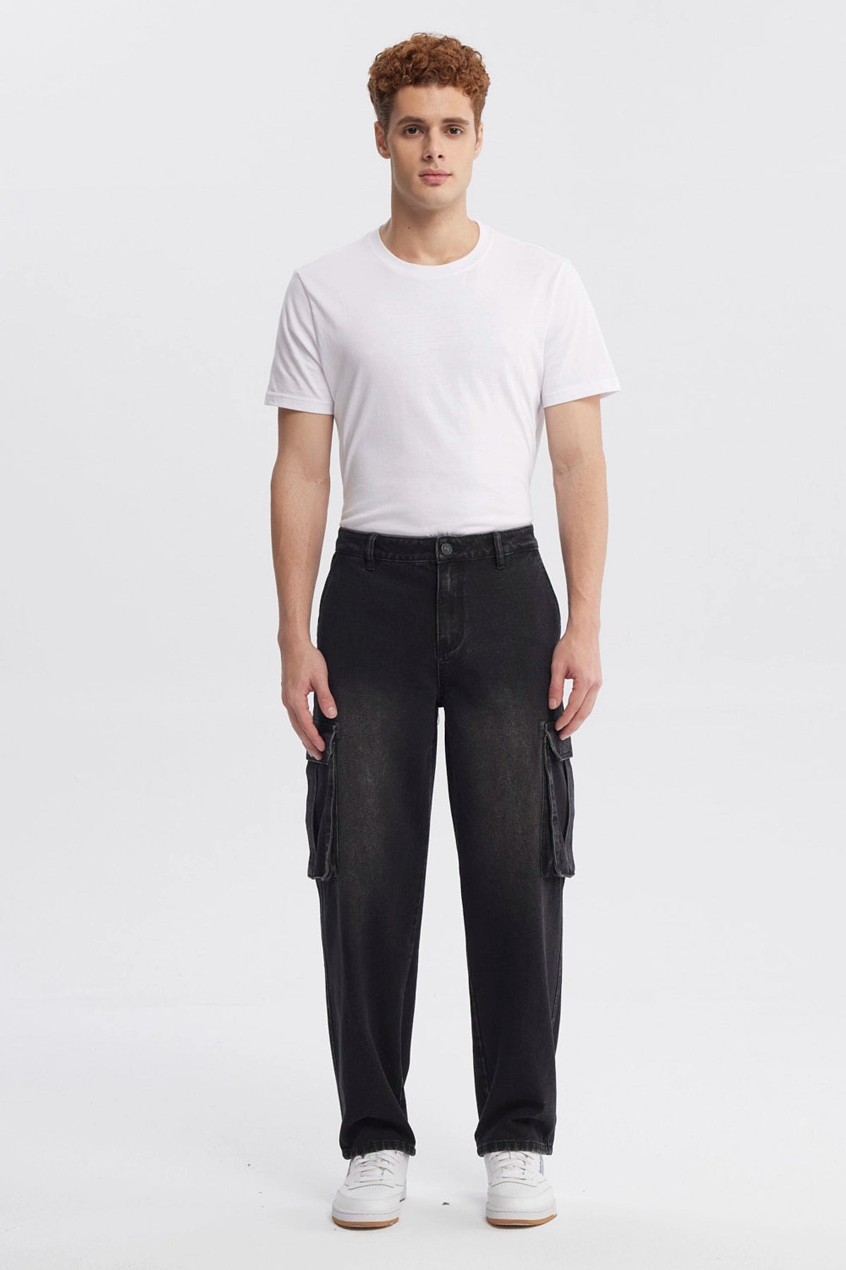 Jeans Hombre Baggy Negro