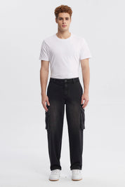 Jeans Hombre Baggy Negro