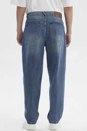 Jeans Hombre Baggy Azul