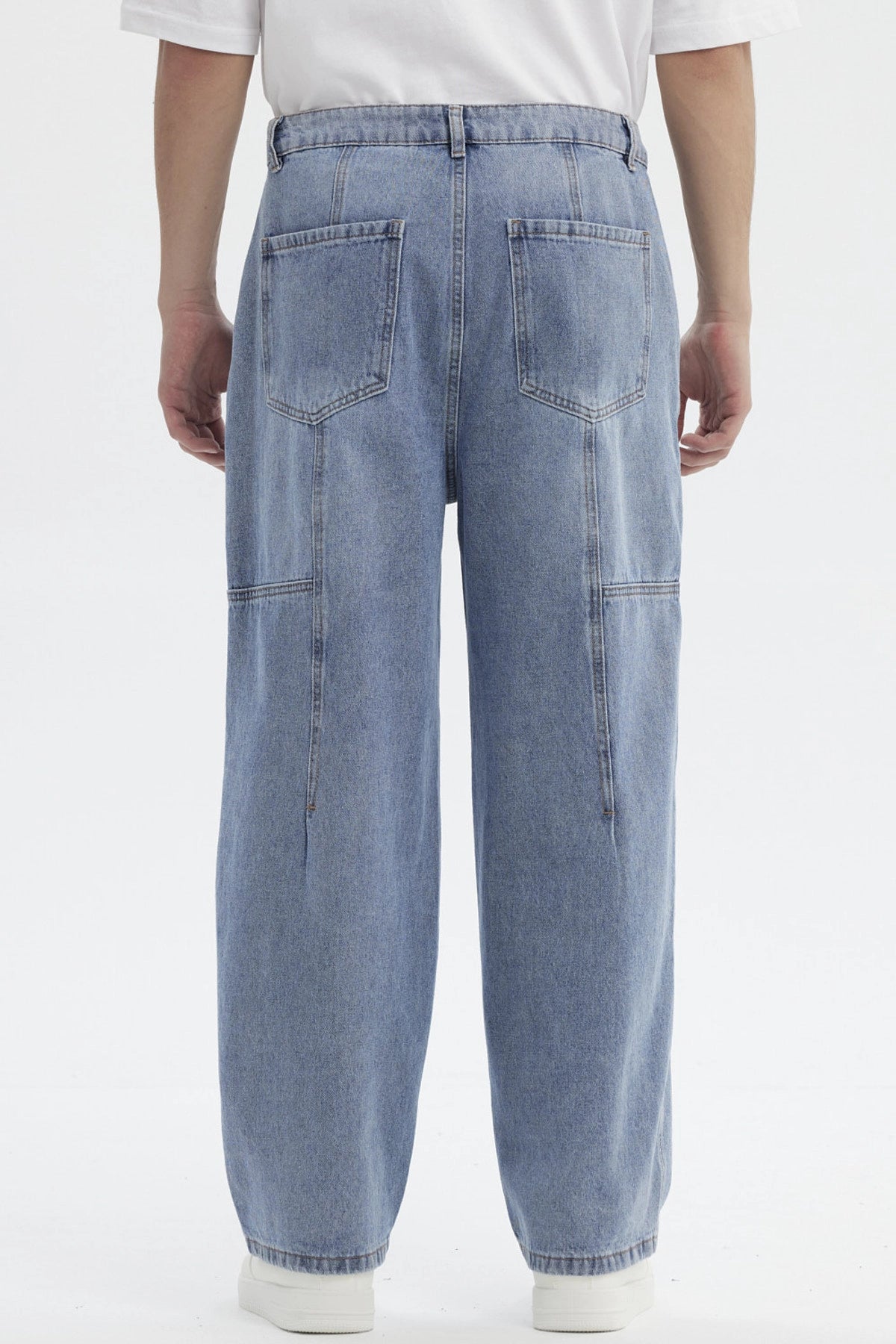 Jeans Hombre Baggy Azul Claro
