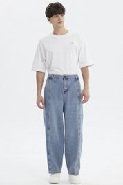 Jeans Hombre Baggy Azul Claro