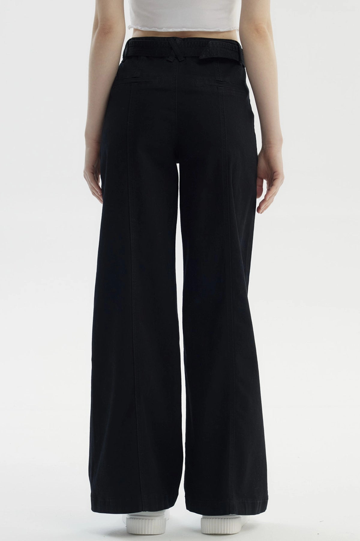 Jeans Mujer Palazzo Negro