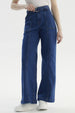Jeans Mujer Palazzo Azul Oscuro