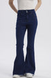 Jeans Mujer Moda Flare Azul Indigo