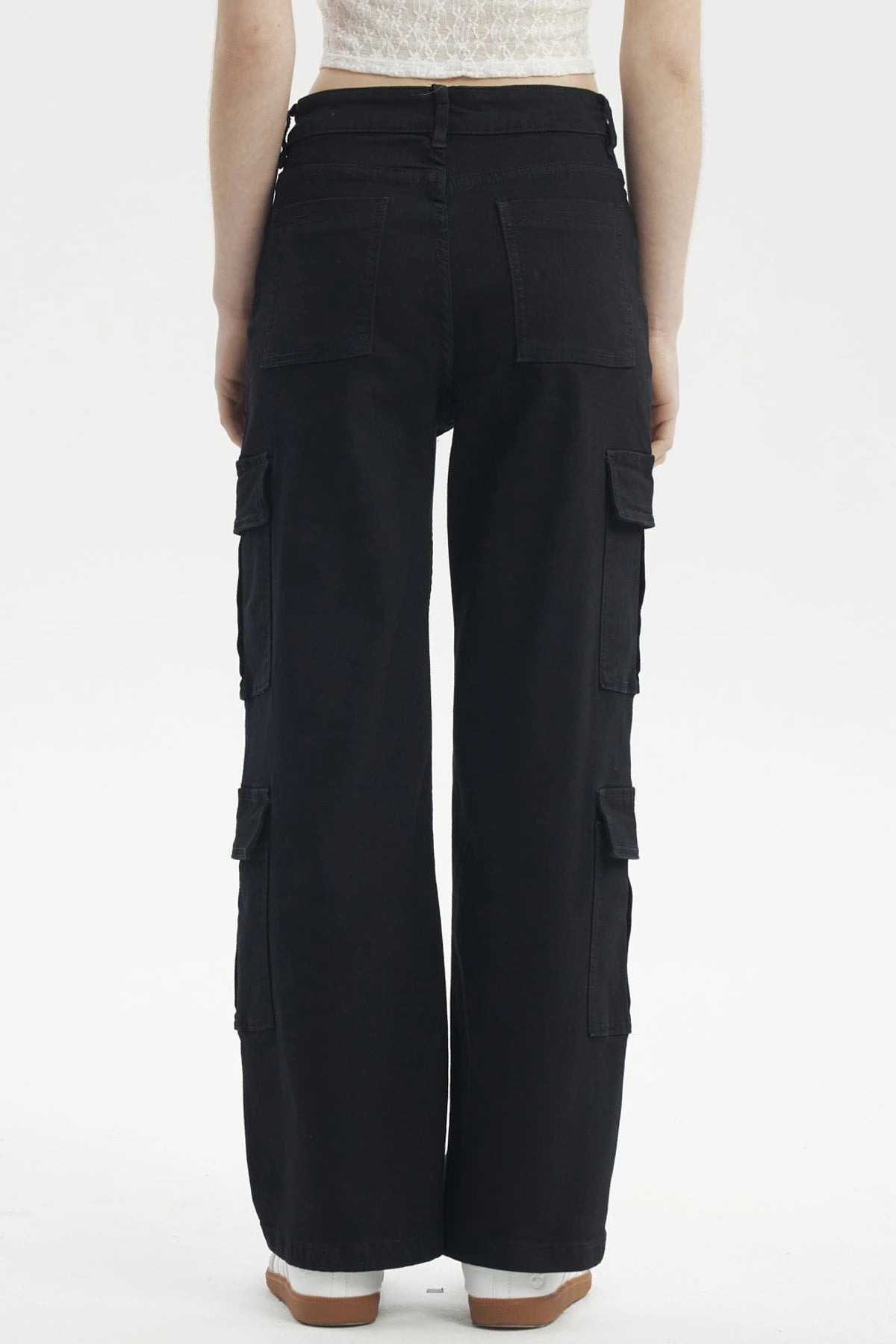 Jeans Mujer Calce Recto Negro