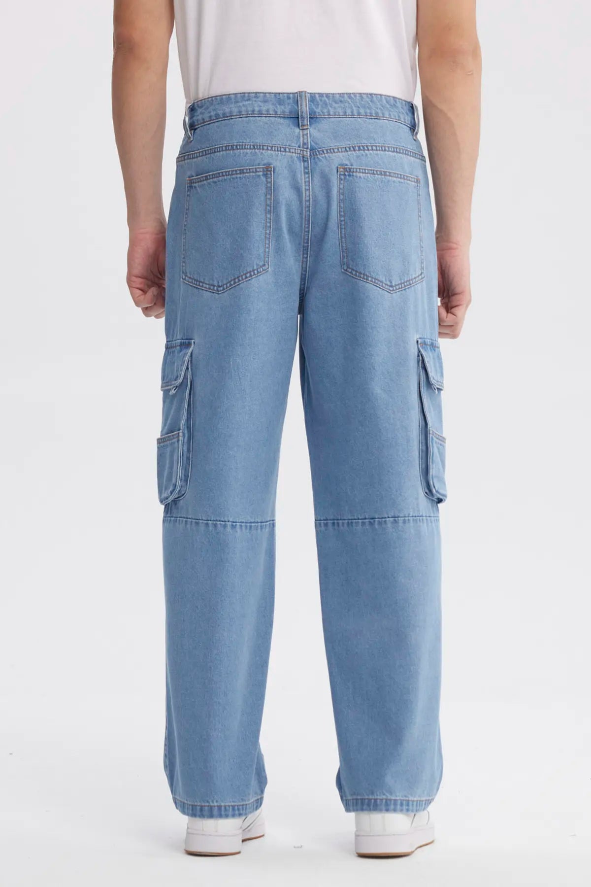 Jeans Hombre Baggy Azul Claro