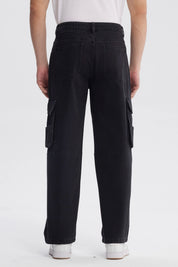 Jeans Hombre Baggy Negro